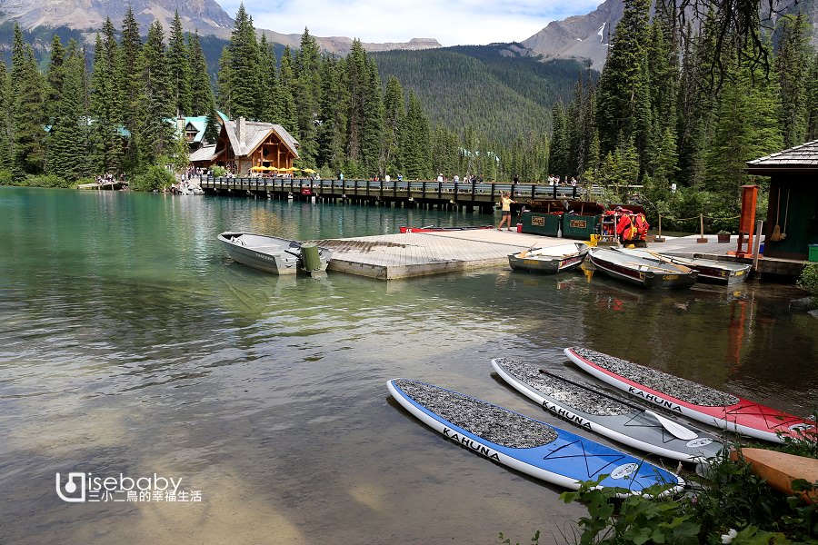 加拿大｜Emerald Lake翡翠湖。幽鶴國家公園的綠寶石