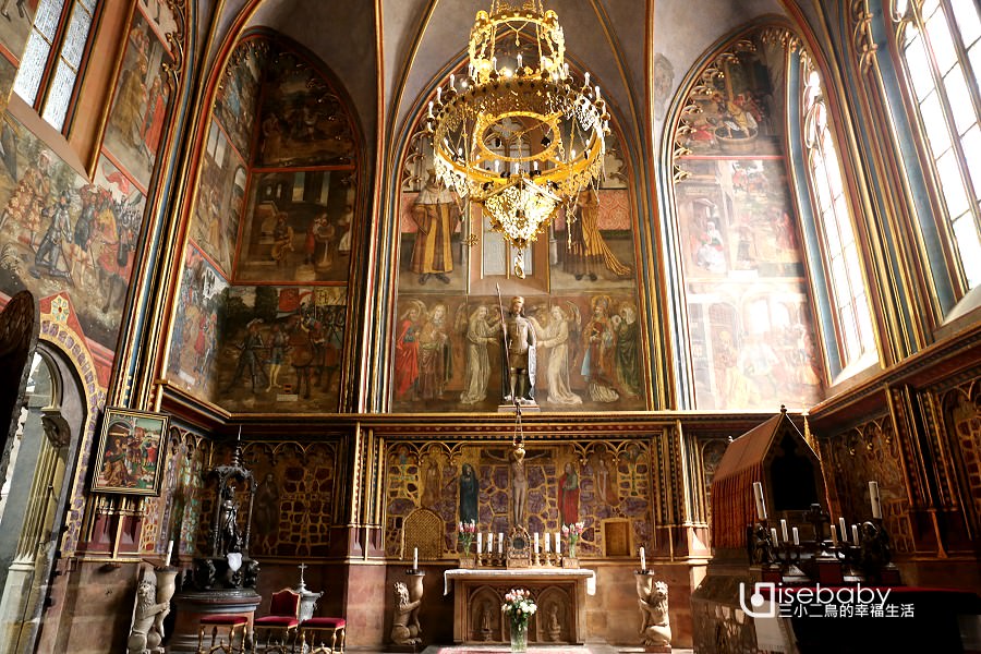 捷克布拉格。聖維特大教堂St. Vitus Cathedral．捷克最大的天主教堂