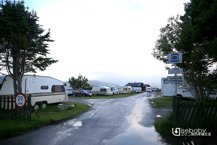 挪威 | 露營。前往北極圈羅浮敦群島的中繼住宿點．Bodøsjøen Camping