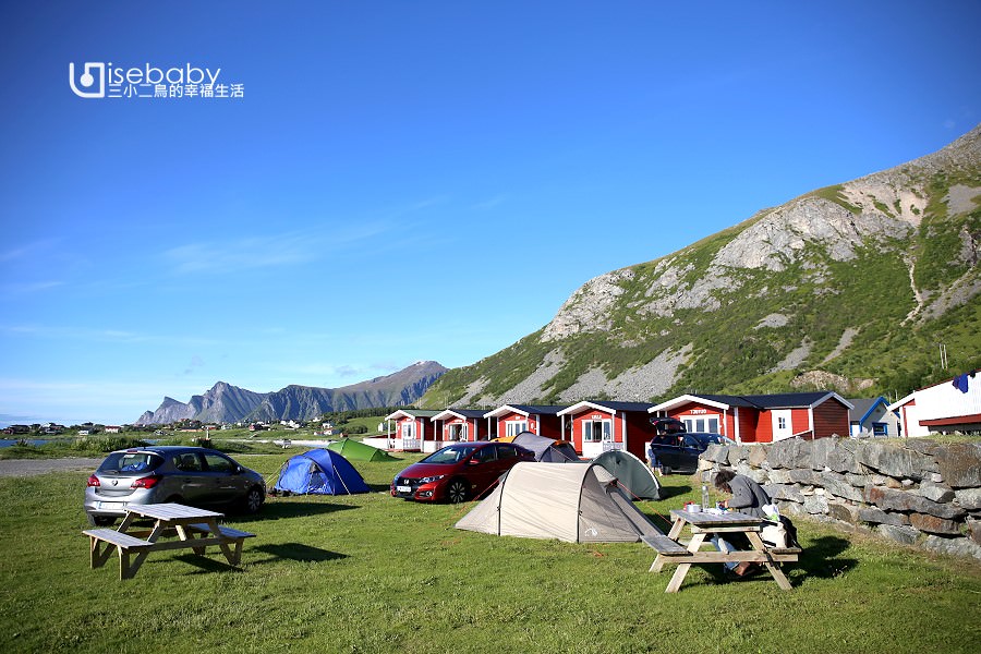 挪威露營 北極圈羅浮敦群島Ramberg Gjestegård營地