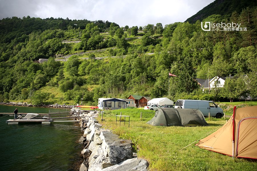 挪威 | 世界級峽灣露營第一排．Geirangerfjorden Feriesenter