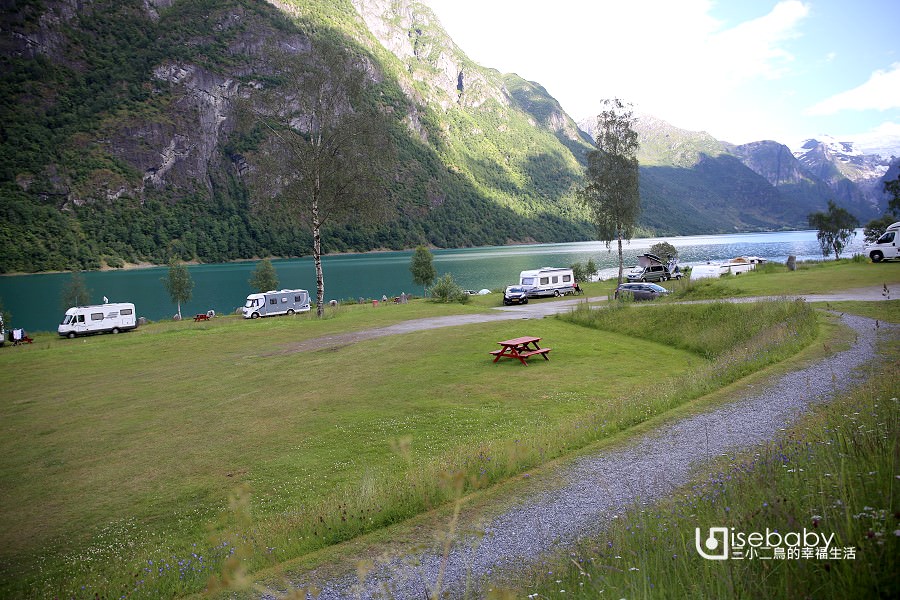 挪威 | 露營。在歐陸最大冰川前露營．Gryta Camping