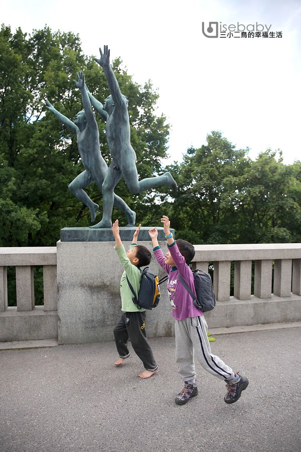 挪威 | 奧斯陸人生百態裸體雕像。維格朗雕塑公園