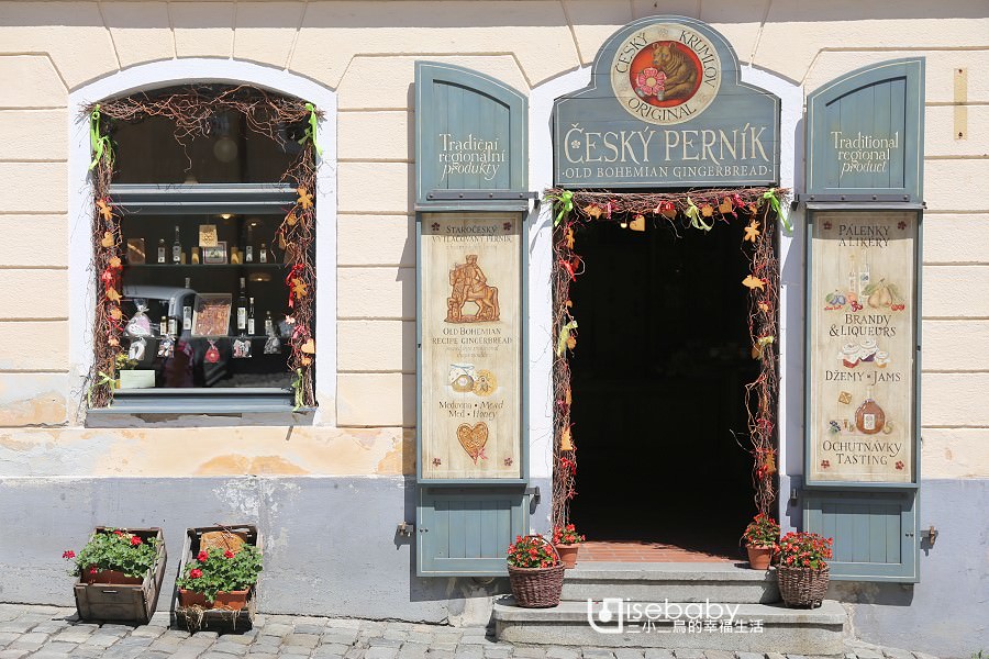 捷克庫倫諾夫傳統薑餅店。蜂蜜必買Český Perník