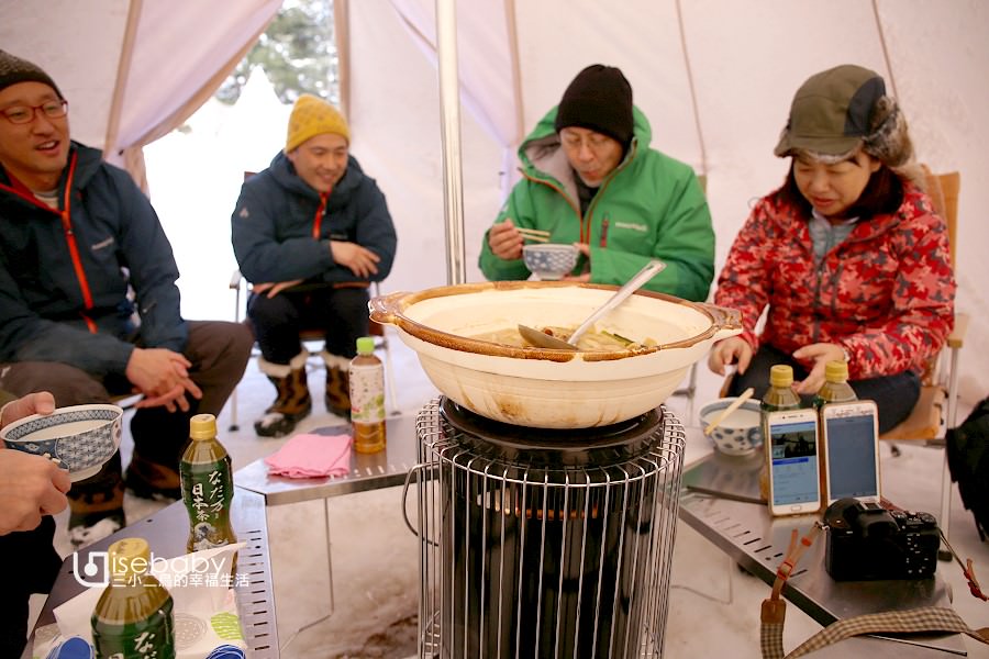 北海道冬季戶外吃什麼？東神樂森林公園雪地吃火鍋好幸福