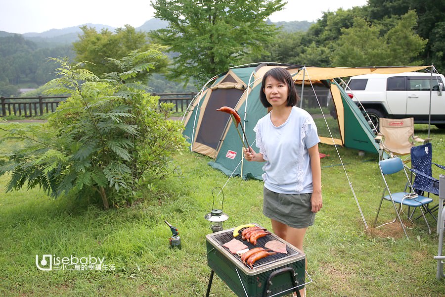 日本露營。茨城常陸太田市 水府竜の里公園露營場