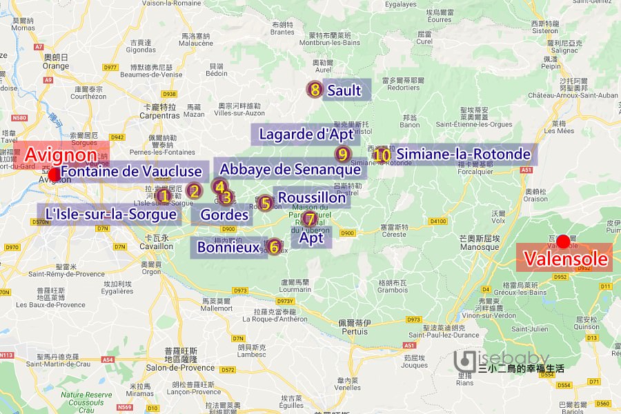 南法自助攻略。普羅旺斯Vaucluse推薦必去的10個山城小鎮