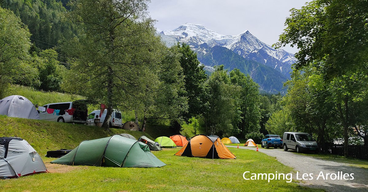 法國露營。霞慕尼唯一市區營地Camping Les Arolles