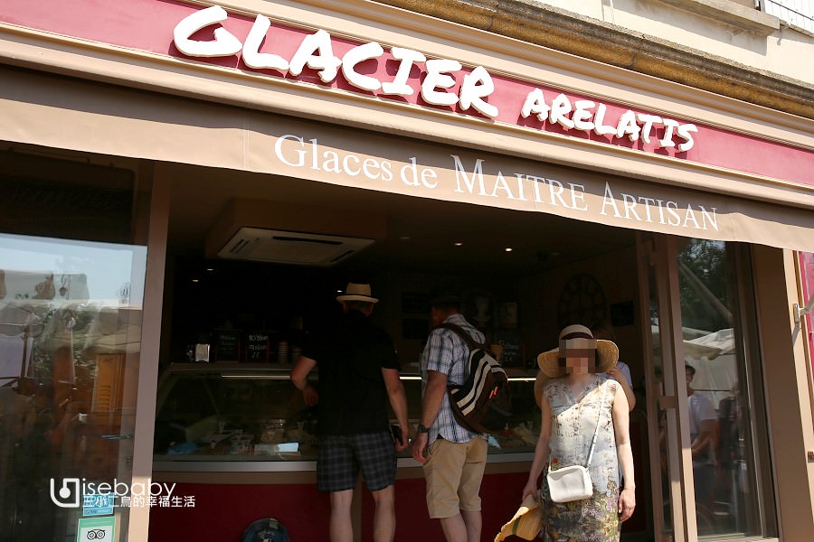 法國自由行 南法索格島美食推薦冰淇淋Glacier Arelatis