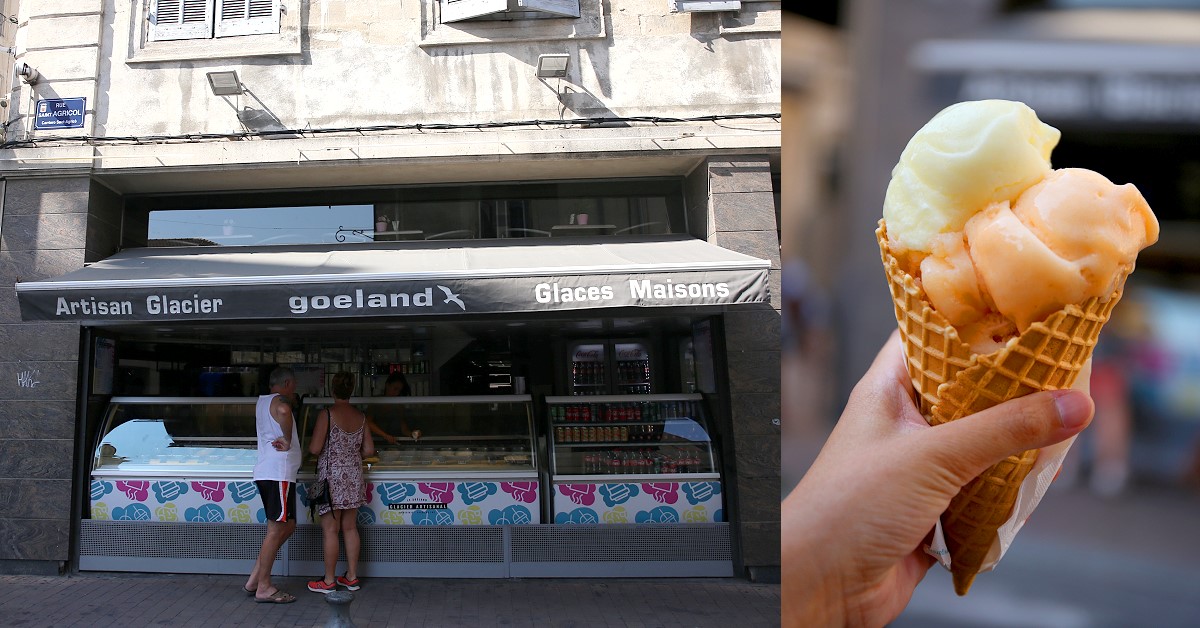 法國自由行 南法亞維儂美食推薦Le Goeland冰淇淋