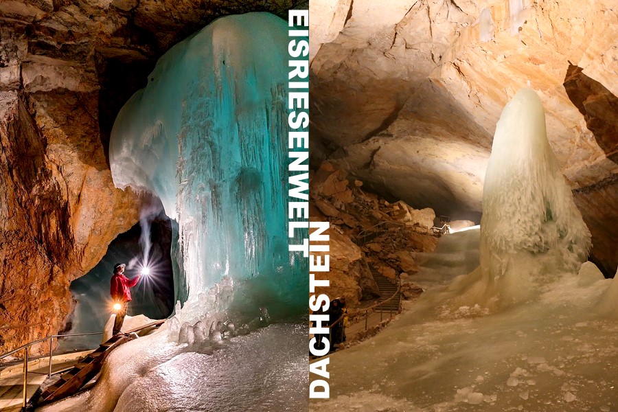 奧地利冰洞攻略 世界最大Eisriesenwelt冰洞與哈修塔特Dachstein冰洞旅遊分析