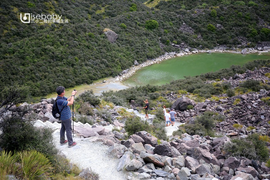 紐西蘭南島健行步道推薦 庫克山Blue Lakes and Tasman Glacier walks步道