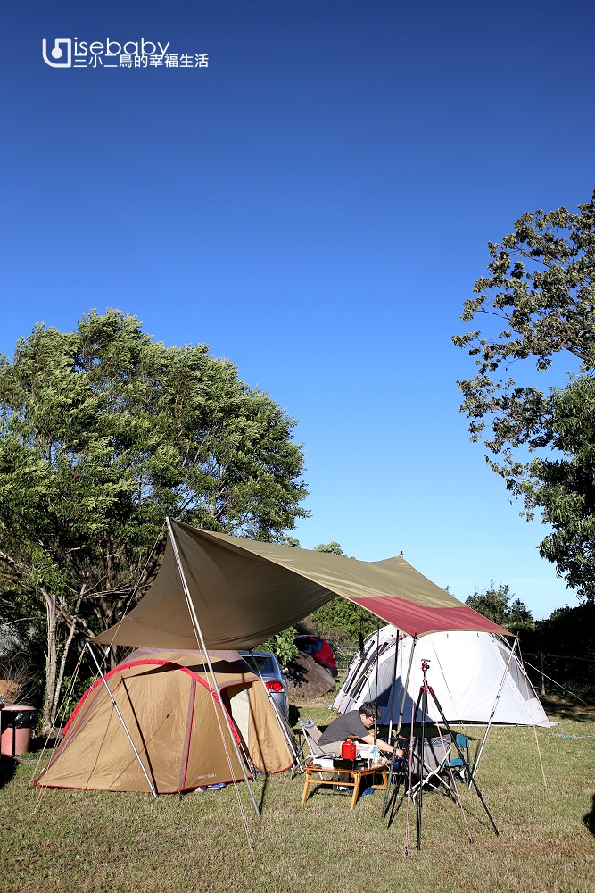 新竹迎風露營區，假日一帳只要800元！有超大衛浴、大草皮及觀景平台