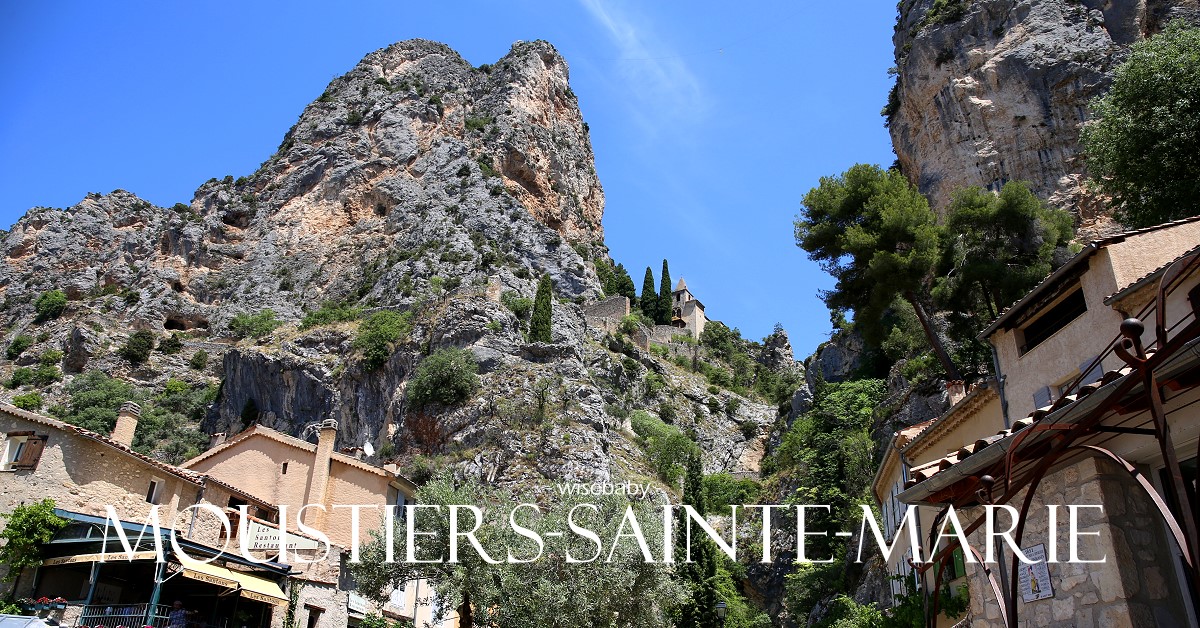 法國最美陶瓷山城 慕茲蒂亞Moustiers-saint-Marie散步地圖行程攻略
