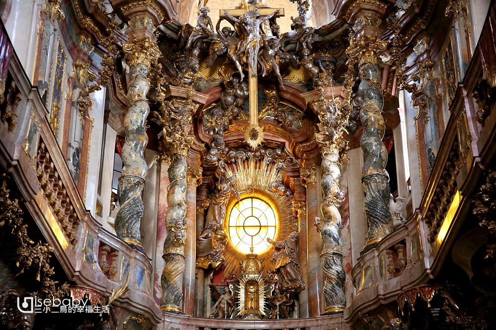 德國慕尼黑必看景點 浮誇系洛可可式建築Asamkirche阿桑教堂