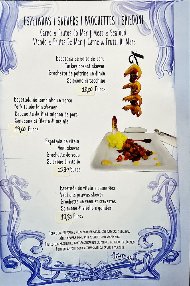里斯本美食推薦 Leitaria A Camponeza必吃碳烤串 掛在桌上保溫好看又好吃！