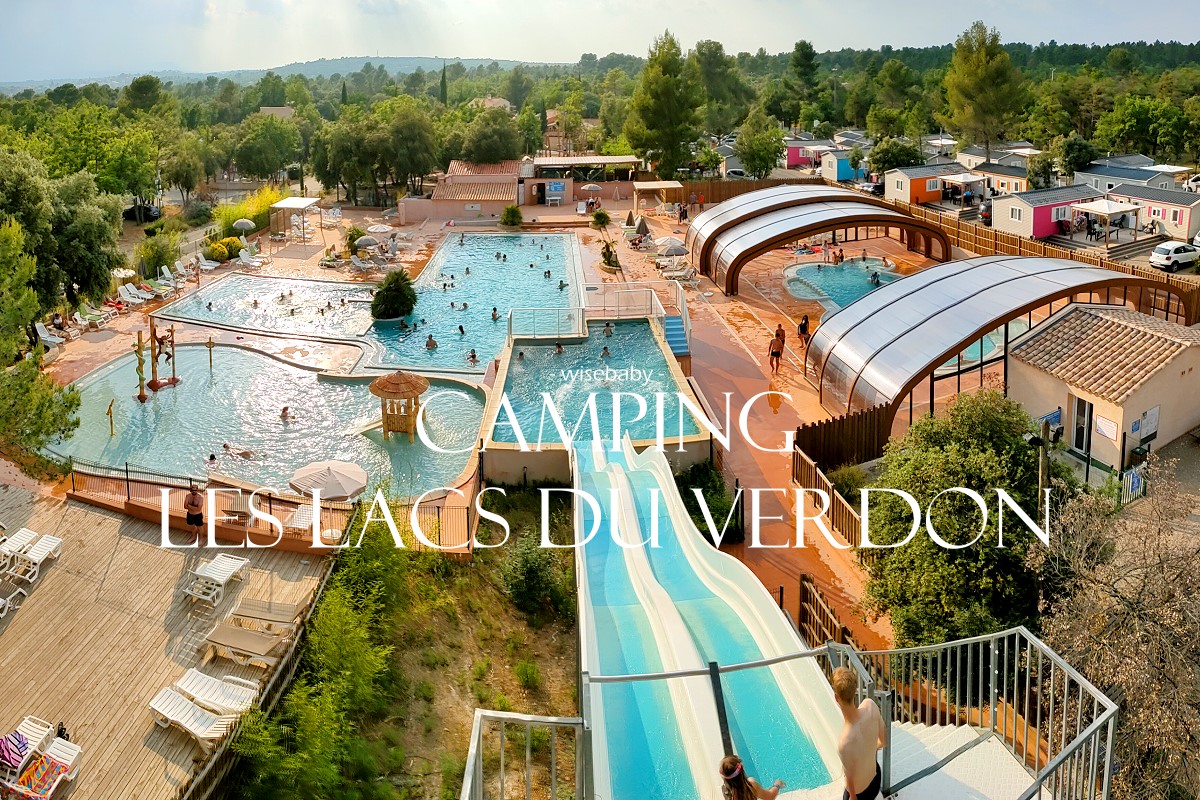 法國露營 南法豪華滑水道營地推薦Camping Les Lacs du Verdon聖十字湖滑水道營地